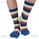 STRIPY prstové pruhované ponožky ToeToe